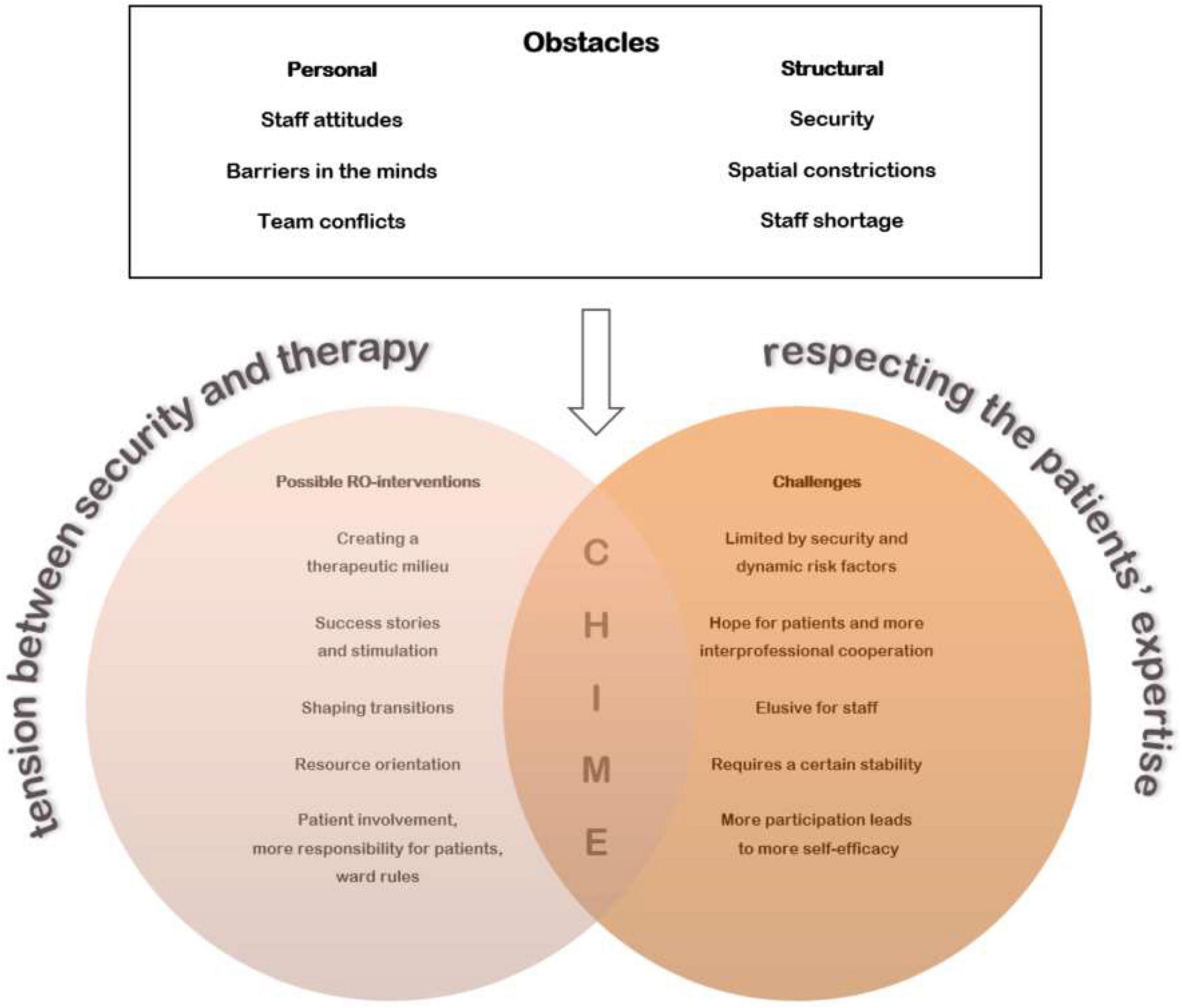 The perspective of staff members of two forensic psychiatric clinics in German-speaking Switzerland on the introduction of recovery orientation: An explorative study